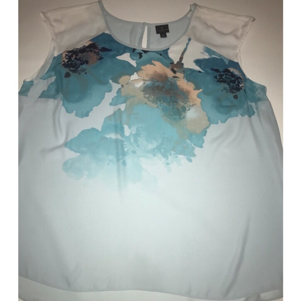 Plus size floral blouse
